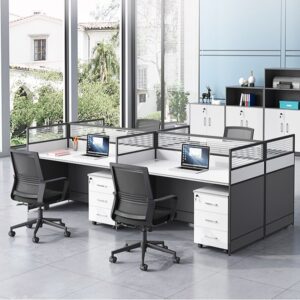 4- Way Modular Office Workstation