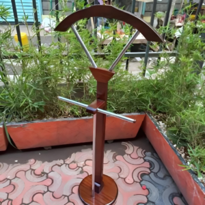 Mahogany Office Coat Hanger
